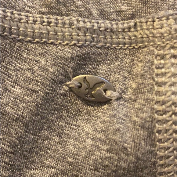 gray american eagle fleece lined athletic leggings - Picture 5 of 5